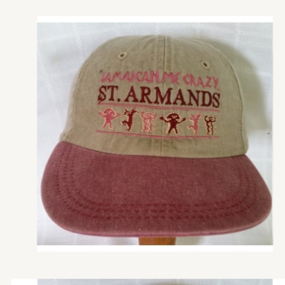 VTG Jamacian Me Crazy 2 tone women’s baseball hat